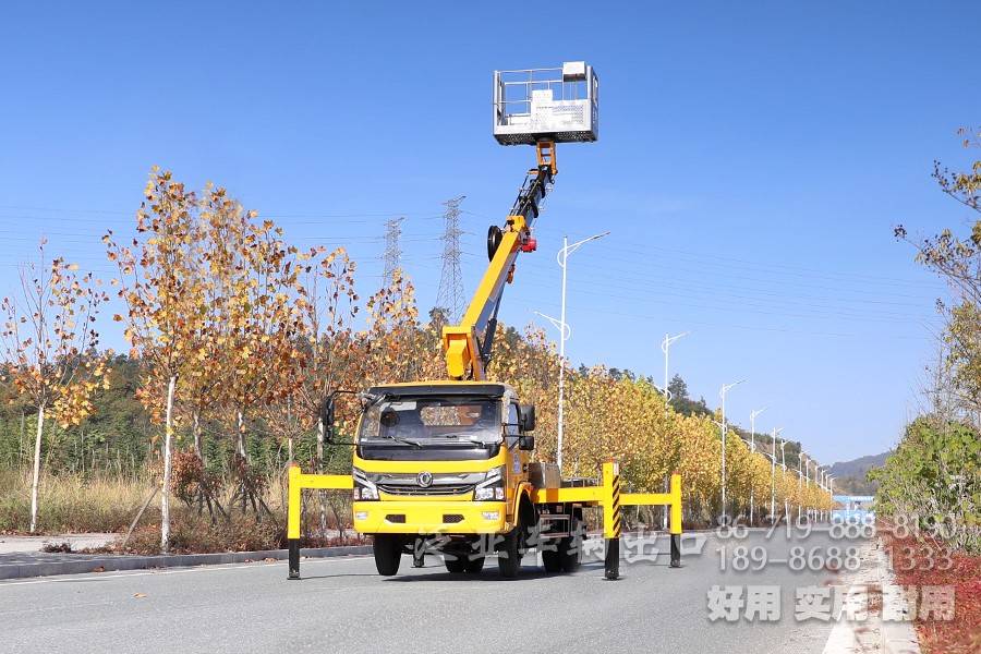 22米高空作业车_随车起重运输救援车_4x2路灯维修高空作业车